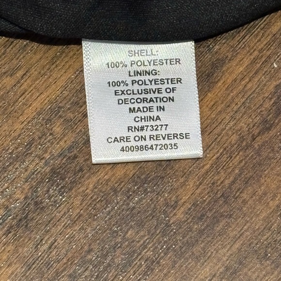 Elle Black Dress w/ Embroidered Polka Dots - Picture 12 of 12